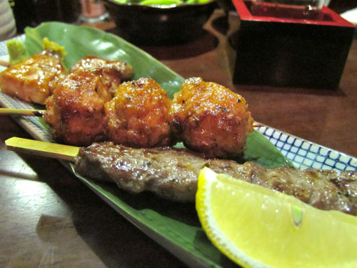 Kushiyaki Beco skewers